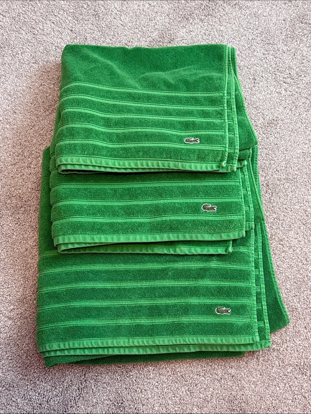 Lacoste Set of 3 Bath Towel Set